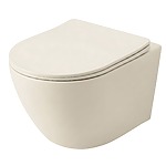 Set Závesné WC Focus + Umývadlo na Dosku Rea Focus Creme – Obrázok 9