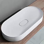Umývadlo REA IRIS 71 CM White na dosku - konglomerát – Obrázok 7