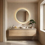 Zrkadlo LED 90cm MMJ Gold – Obrázok 7