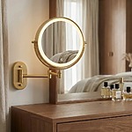 Zrkadlo LED Glow Brush Gold – Obrázok 7
