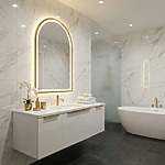Zrkadlo LED 60x100cm DART GOLD – Obrázok 7