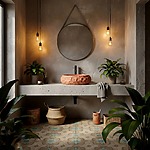 Umývadlo na dosku Mika Terracotta – Obrázok 8