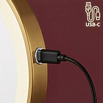 Zrkadlo LED Glow Old Gold – Obrázok 8