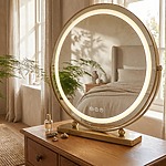 Zrkadlo LED MAKE-UP L.Gold 50 cm – Obrázok 8