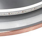 Zrkadlo LED 100cm MMJ BRUSH COPPER – Obrázok 9