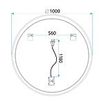 Zrkadlo LED SOFT 100 – Obrázok 9