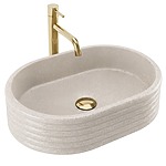 Umývadlo na dosku Nicoletta Beige – Obrázok 9