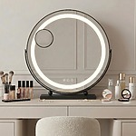 Zrkadlo LED MAKE-UP Black 40 cm – Obrázok 9