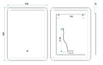 Zrkadlo LED 60x80cm SAB-3451 – Obrázok 9