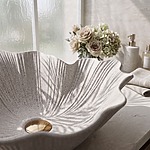 Umývadlo na dosku Rea Flower Beige – Obrázok 9