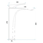 Umývadlová batéria PREMIUM REA Joe Titan High – Obrázok 13