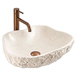 Umývadlo na dosku Isla Warm Beige – Obrázok 2