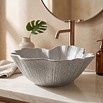 Umývadlo na dosku Rea Flower Grey – Obrázok 6