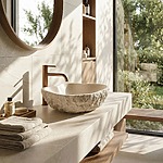 Umývadlo na dosku Isla Warm Beige – Obrázok 3