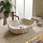 Umývadlo na dosku Isla Warm Beige – Obrázok 6