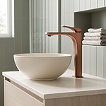 Umývadlová batéria PREMIUM REA Joe Brush Copper High – Obrázok 3