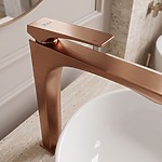 Umývadlová batéria PREMIUM REA Joe Brush Copper High – Obrázok 5