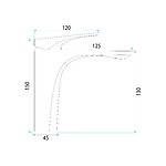 Umývadlová batéria PREMIUM REA Joe Brush Copper low – Obrázok 11