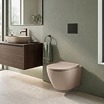 Set Závesné WC Focus + Umývadlo na Dosku Rea Focus Taupe – Obrázok 3