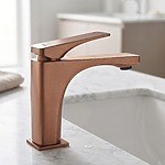 Umývadlová batéria PREMIUM REA Joe Brush Copper low – Obrázok 8
