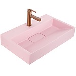 Umývadlo REA GOYA PINK na dosku 50 CM - konglomerát – Obrázok 4