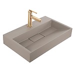 Umývadlo z liateho mramoru Rea GOYA TAUPE 50CM – Obrázok 9