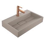 Umývadlo z liateho mramoru Rea GOYA TAUPE 50CM – Obrázok 10